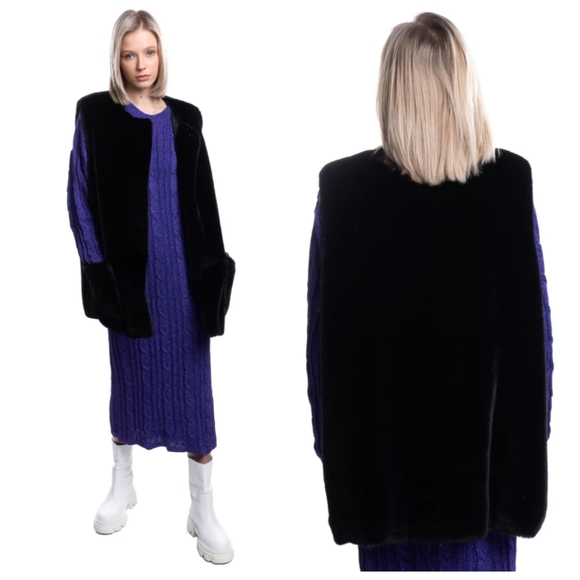 Diana Gallesi faux fur vest with pockets, IT48/XL (US12-14), NWT - Picture 10 of 10